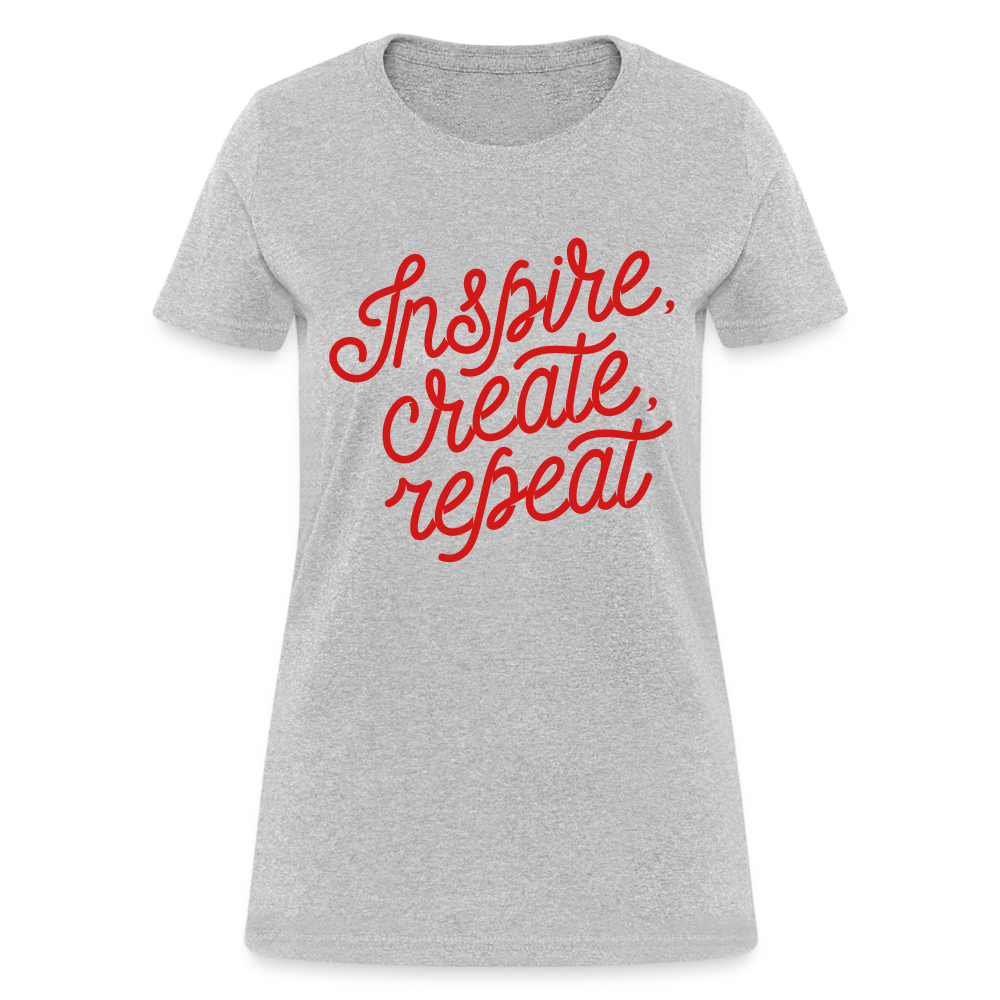 Women's T-Shirt/Inspire - heather gray