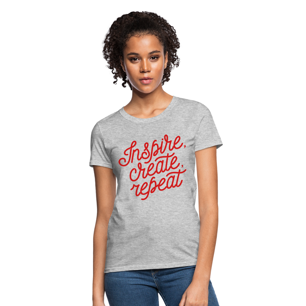 Women's T-Shirt/Inspire - heather gray