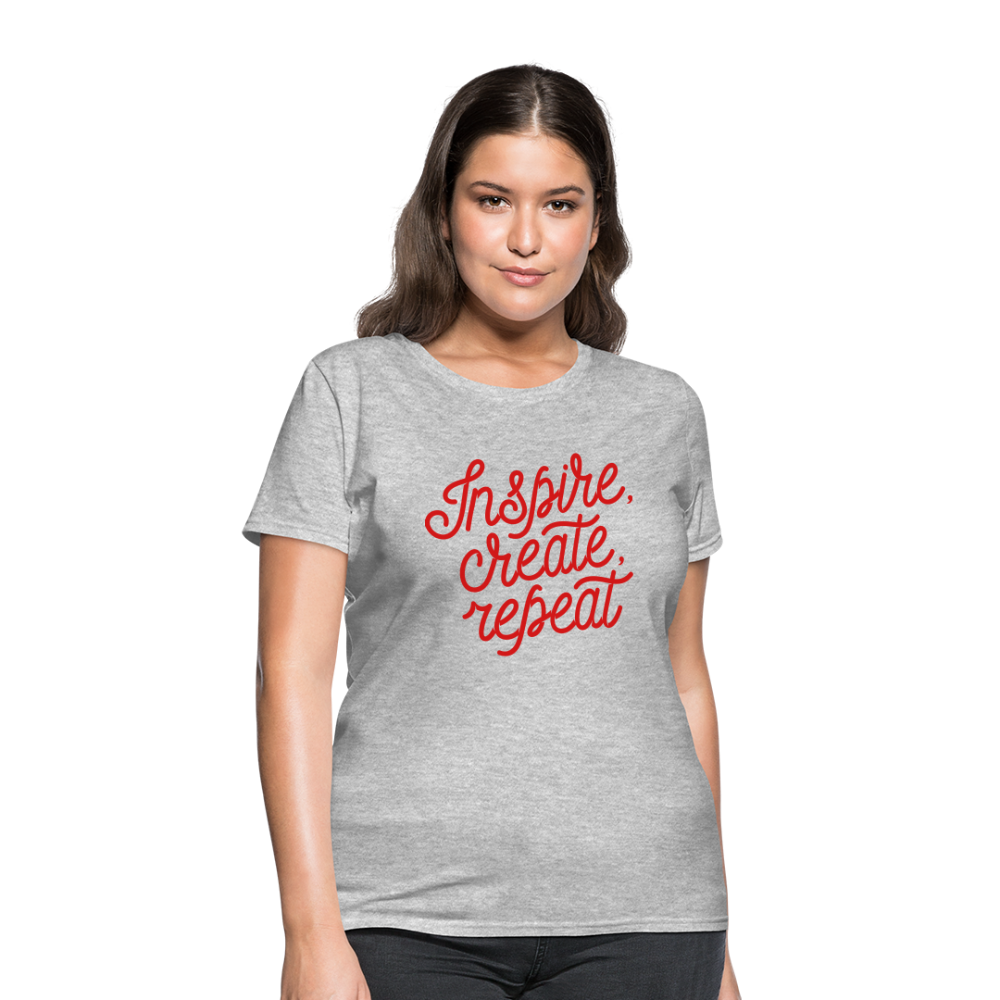 Women's T-Shirt/Inspire - heather gray