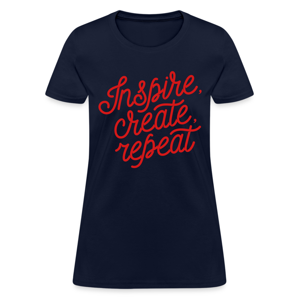 Women's T-Shirt/Inspire - navy