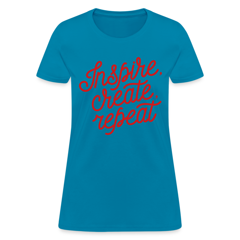 Women's T-Shirt/Inspire - turquoise