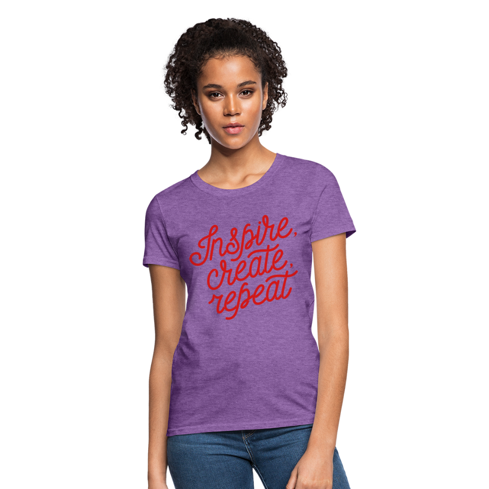 Women's T-Shirt/Inspire - purple heather