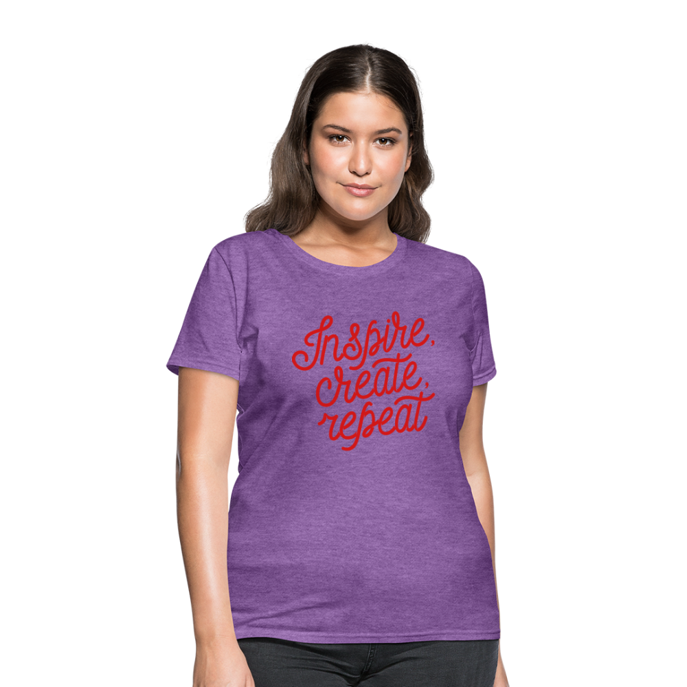 Women's T-Shirt/Inspire - purple heather