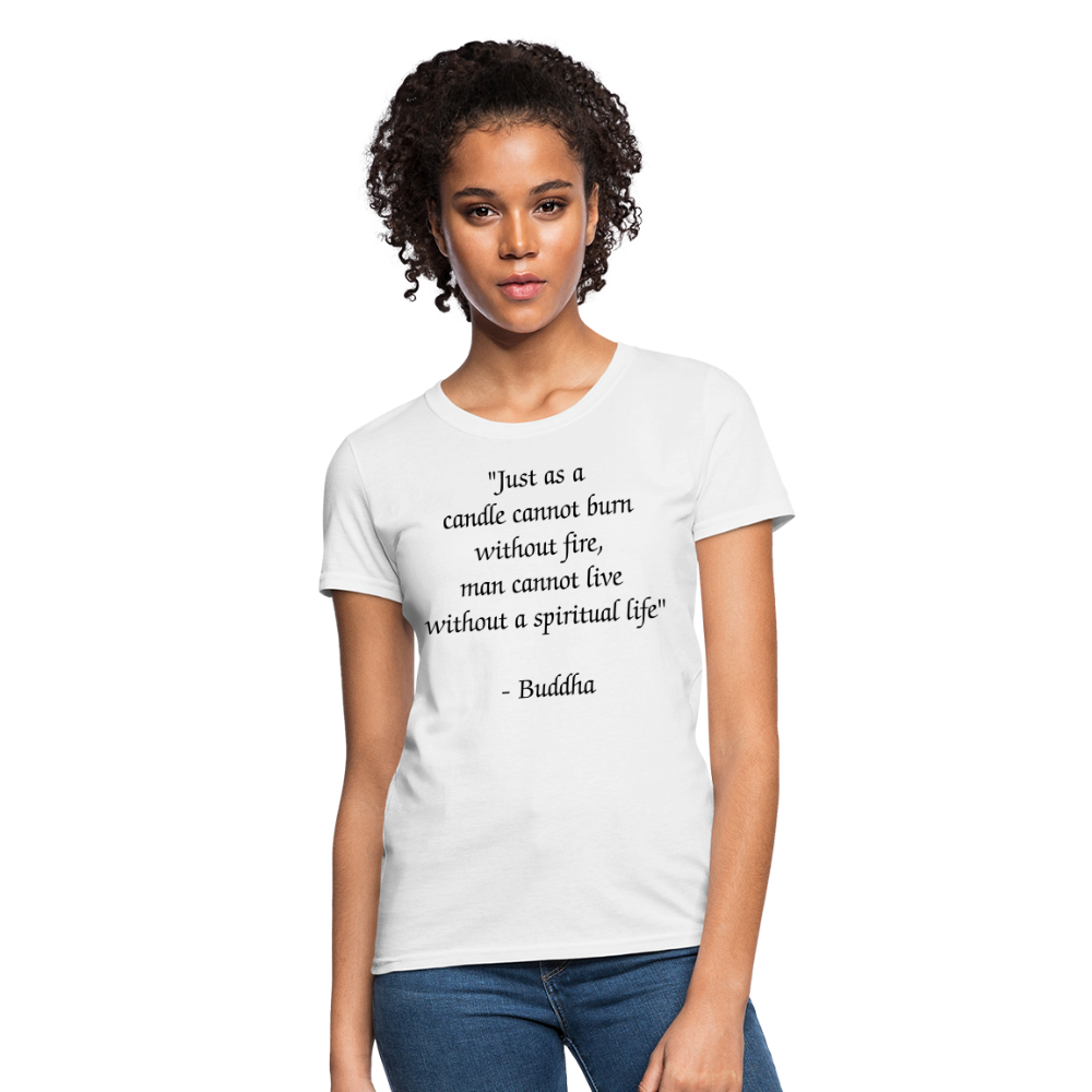 Women's T-Shirt/ Spiritual 1 - white