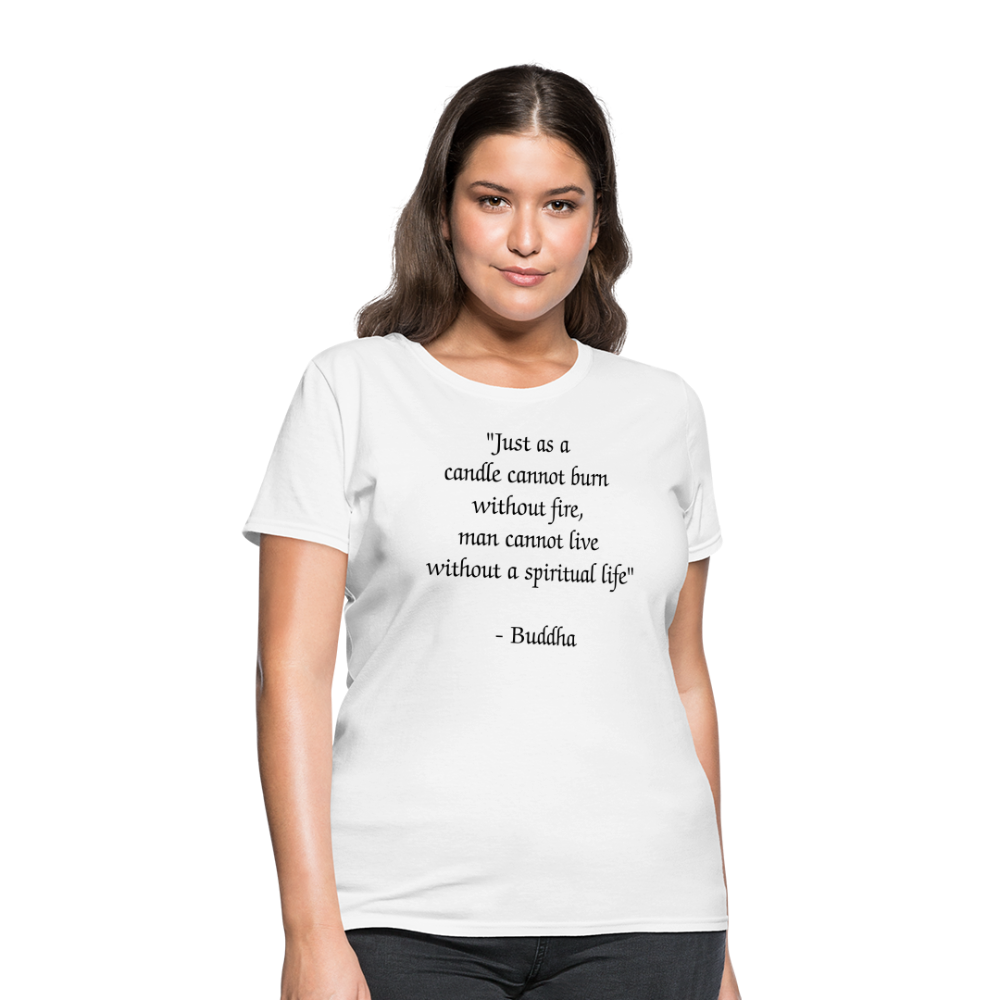 Women's T-Shirt/ Spiritual 1 - white