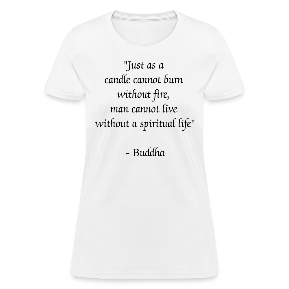 Women's T-Shirt/ Spiritual 1 - white