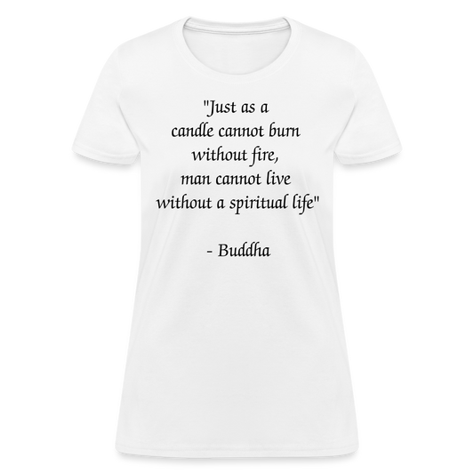 Women's T-Shirt/ Spiritual 1 - white