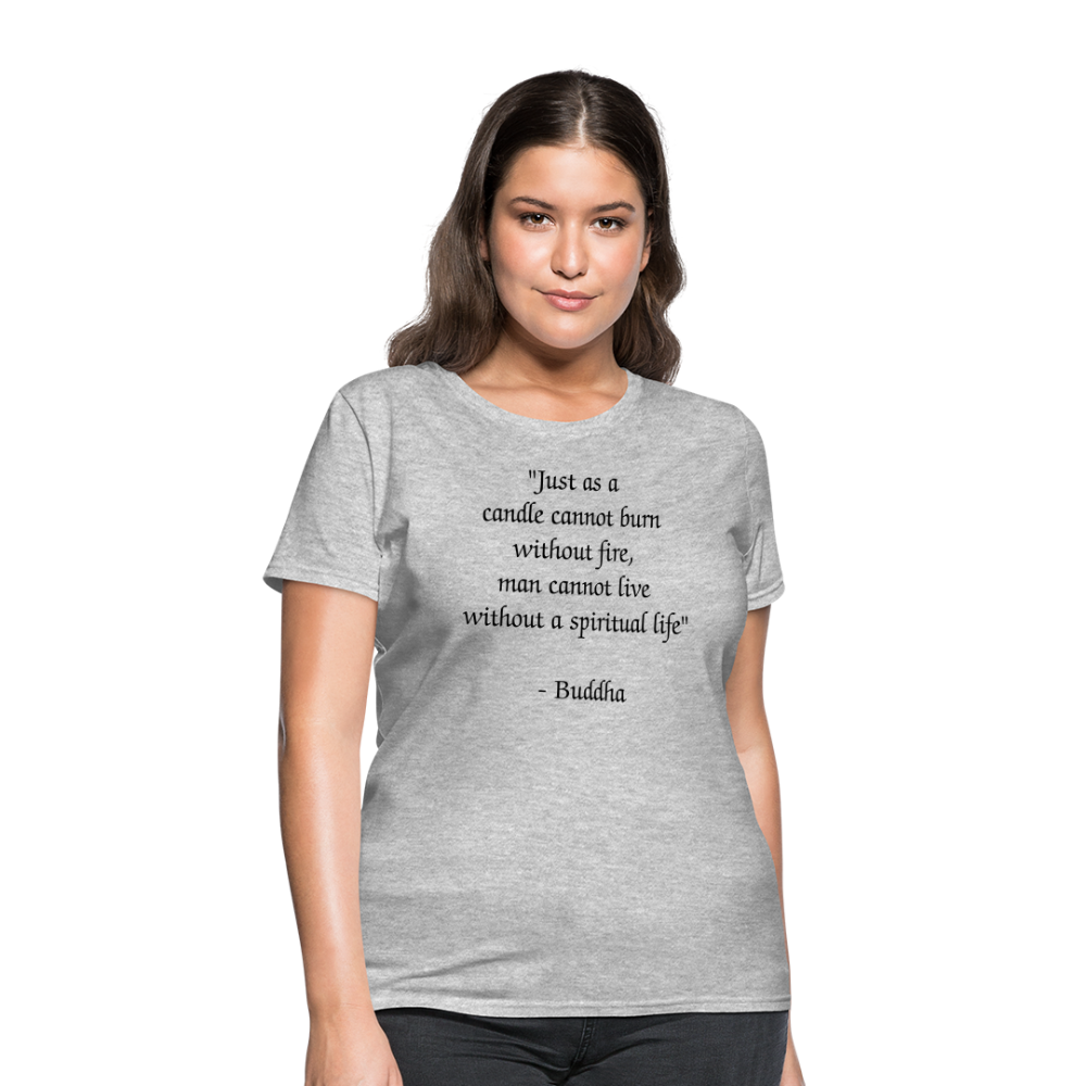 Women's T-Shirt/ Spiritual 1 - heather gray