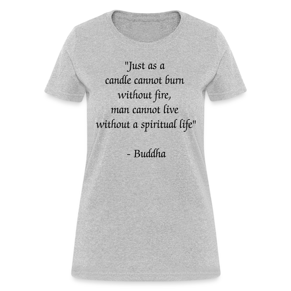 Women's T-Shirt/ Spiritual 1 - heather gray