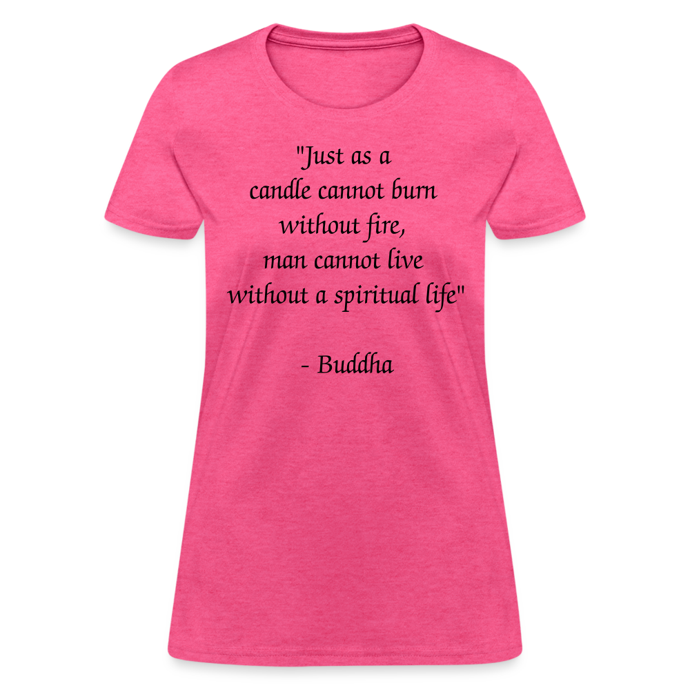 Women's T-Shirt/ Spiritual 1 - heather pink