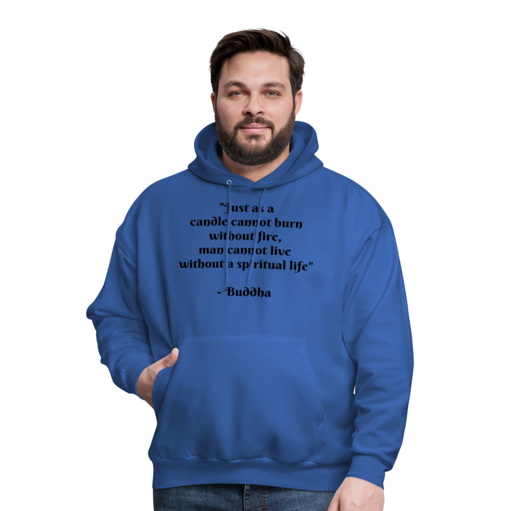 Men's Hoodie/ Spiritual 1 - royal blue