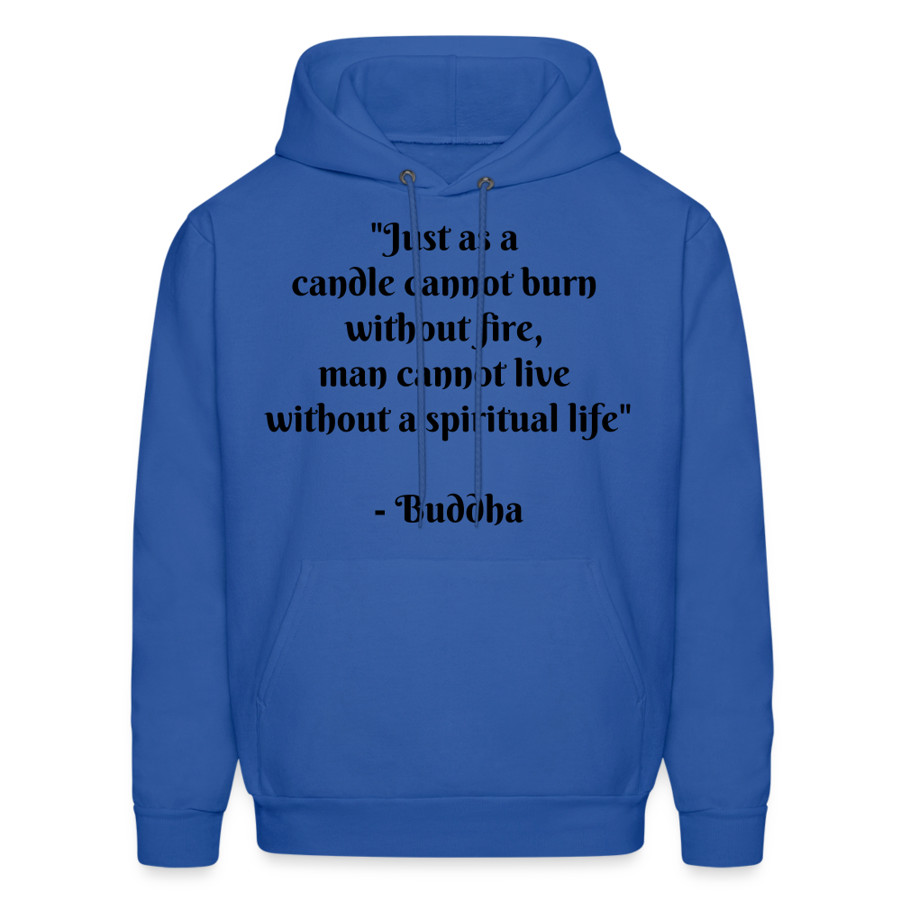 Men's Hoodie/ Spiritual 1 - royal blue