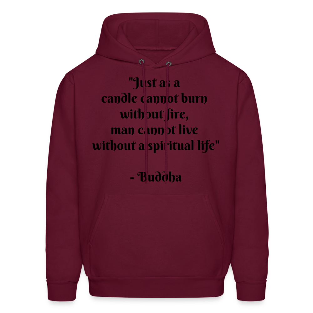 Men's Hoodie/ Spiritual 1 - burgundy