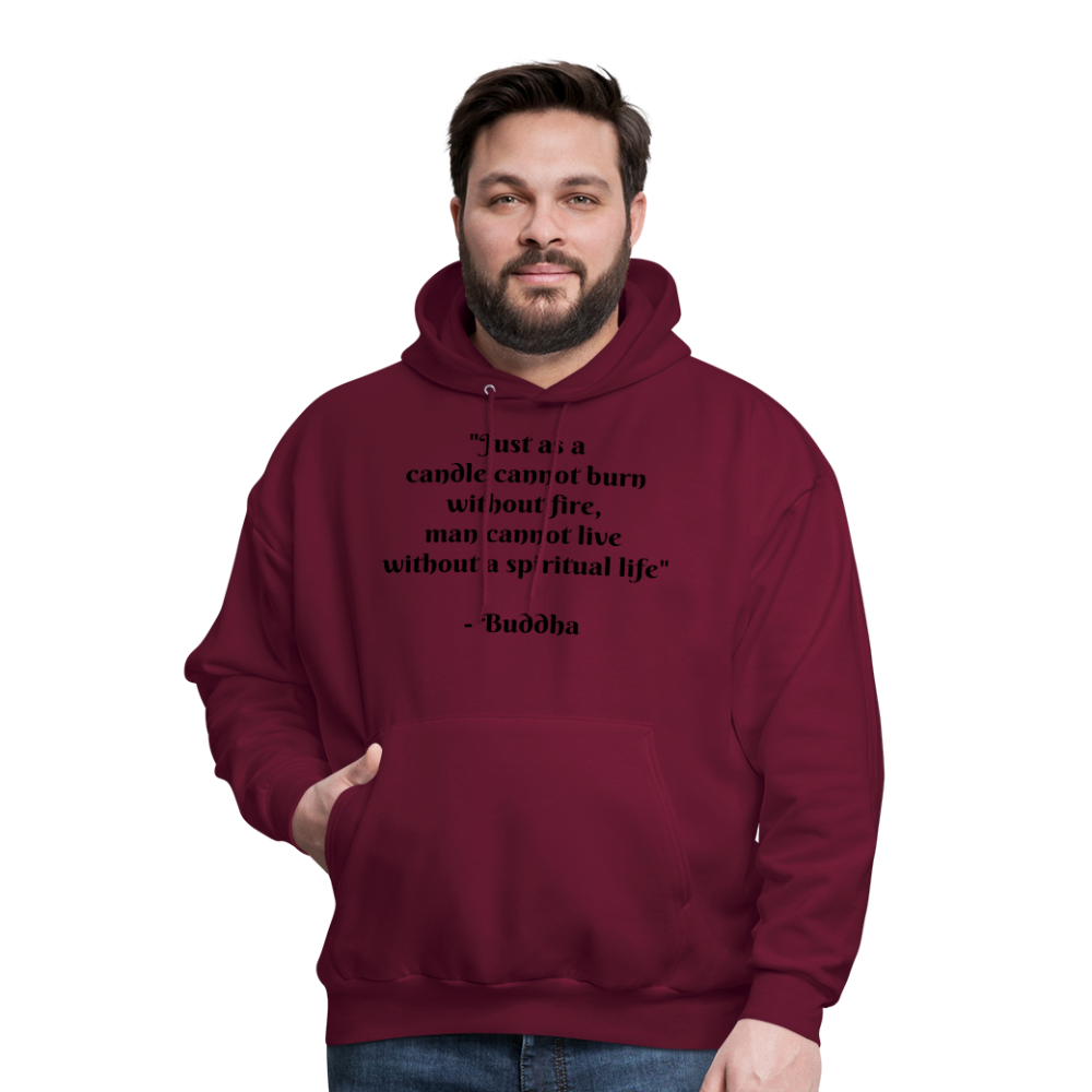 Men's Hoodie/ Spiritual 1 - burgundy