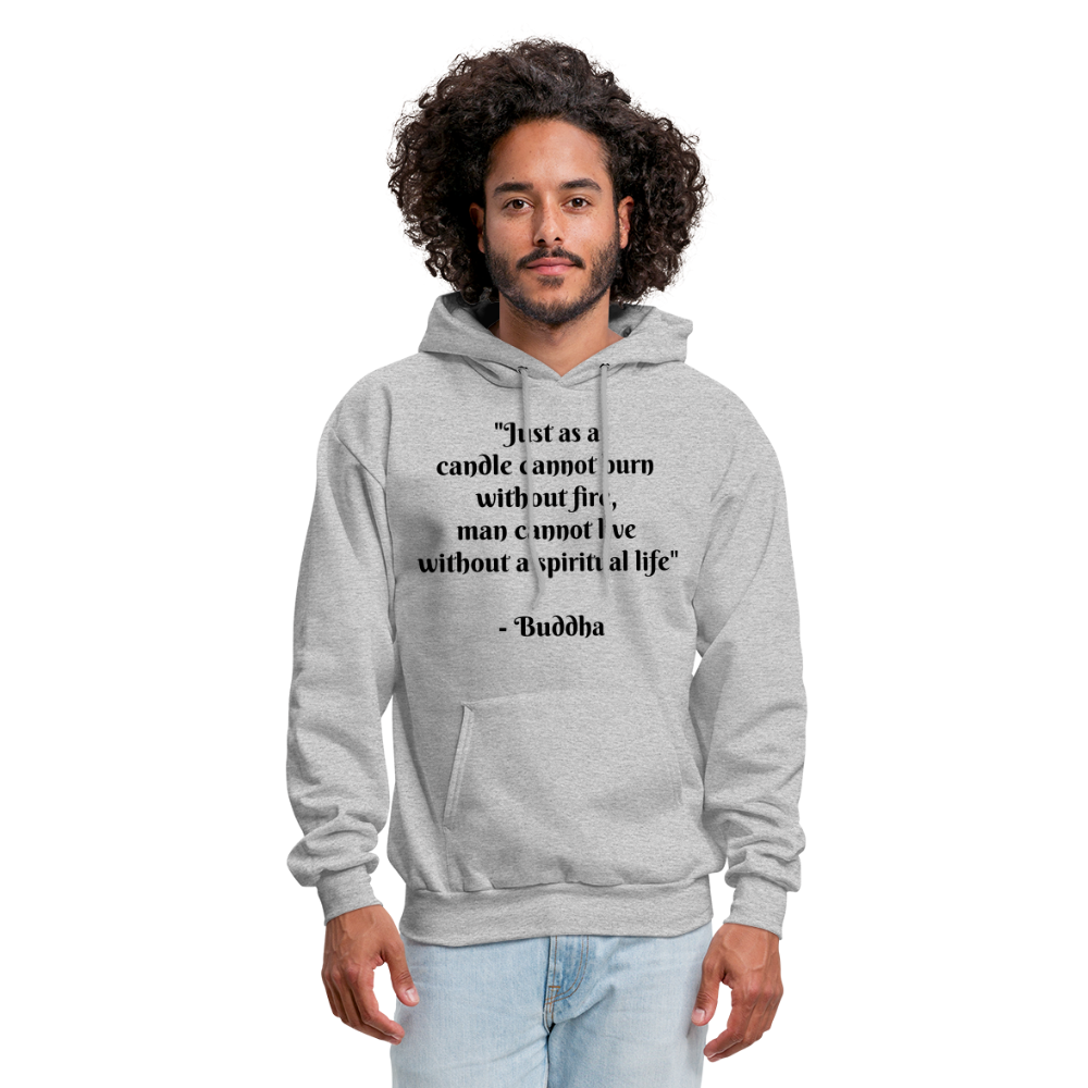 Men's Hoodie/ Spiritual 1 - heather gray