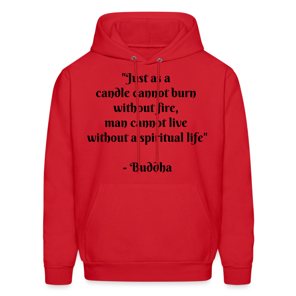 Men's Hoodie/ Spiritual 1 - red