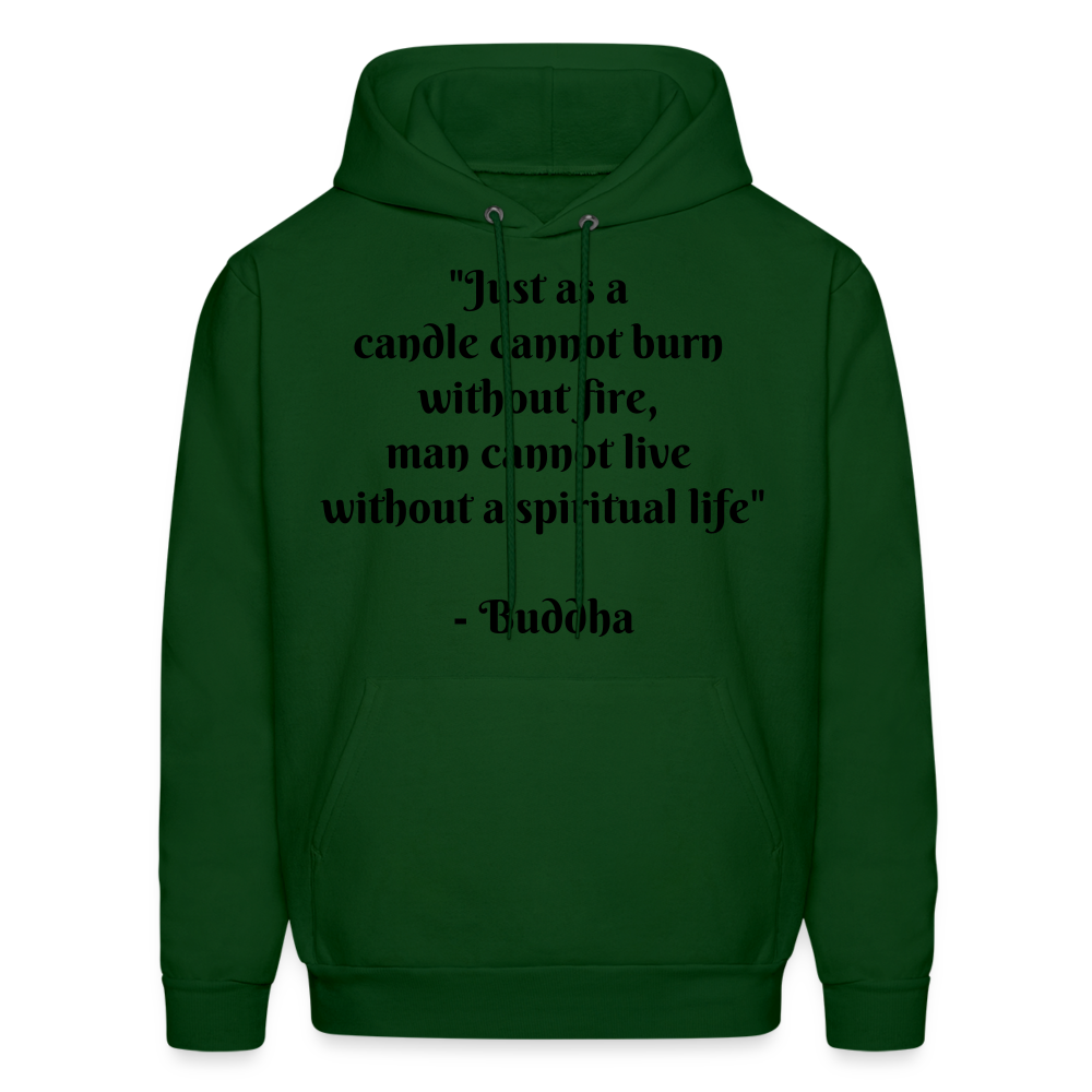 Men's Hoodie/ Spiritual 1 - forest green