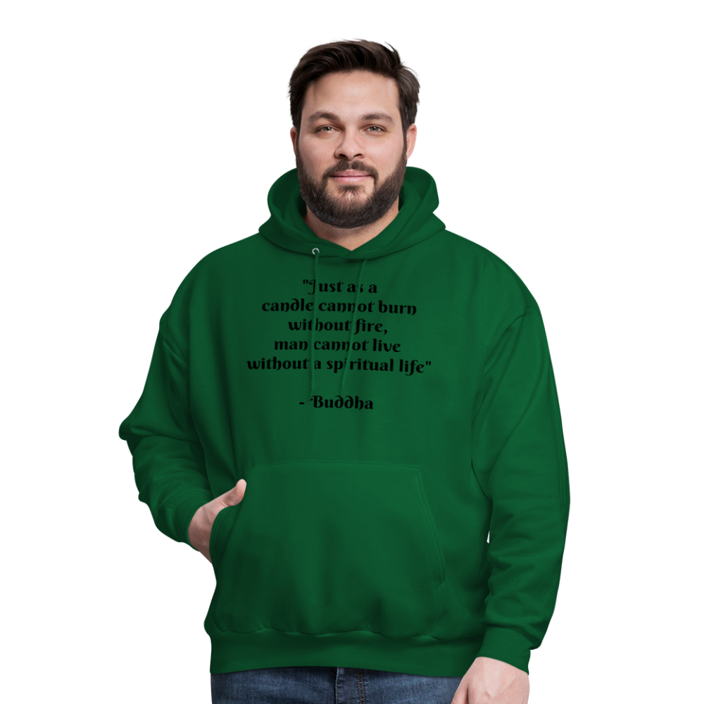 Men's Hoodie/ Spiritual 1 - forest green