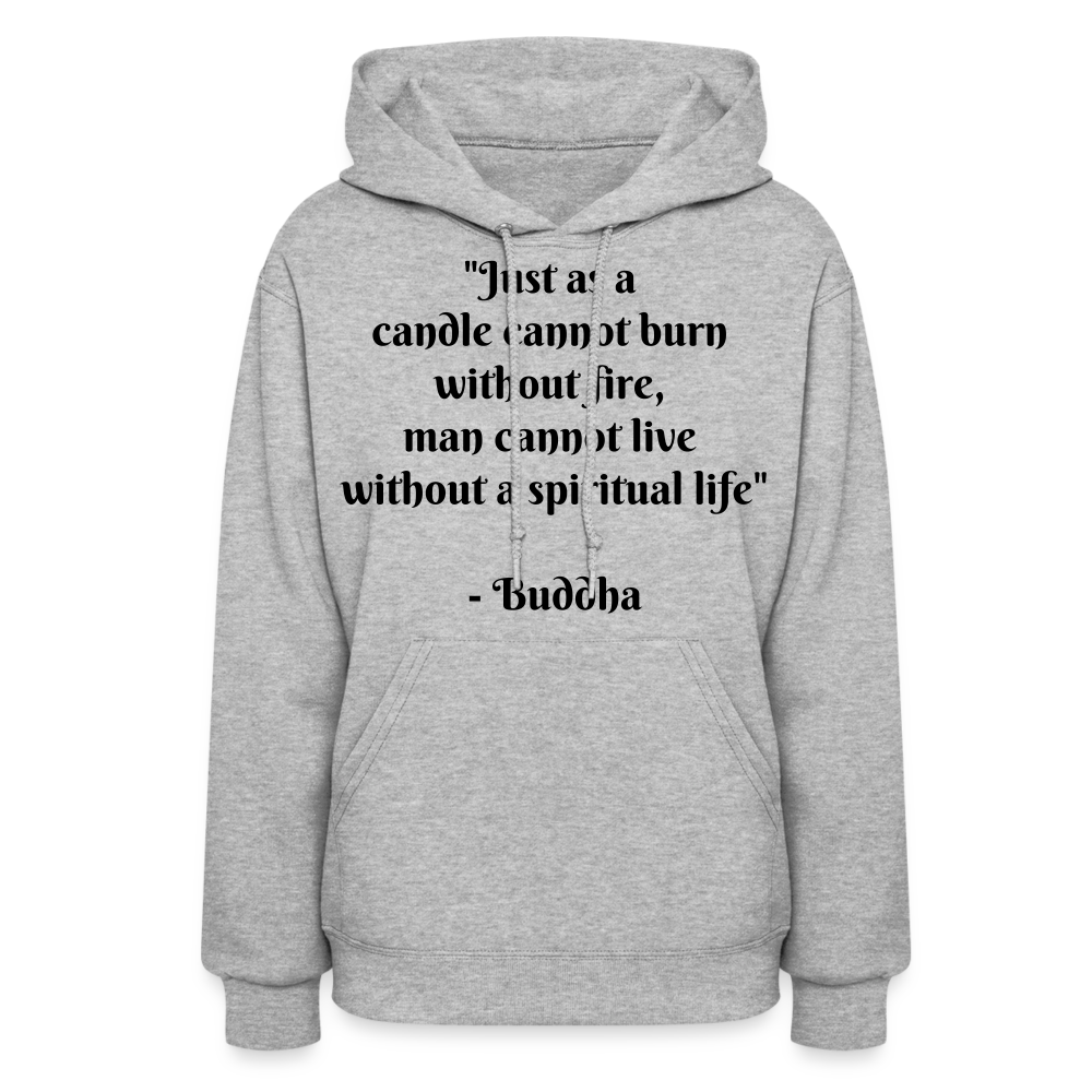 Women's Hoodie/ Spiritual 1 - heather gray