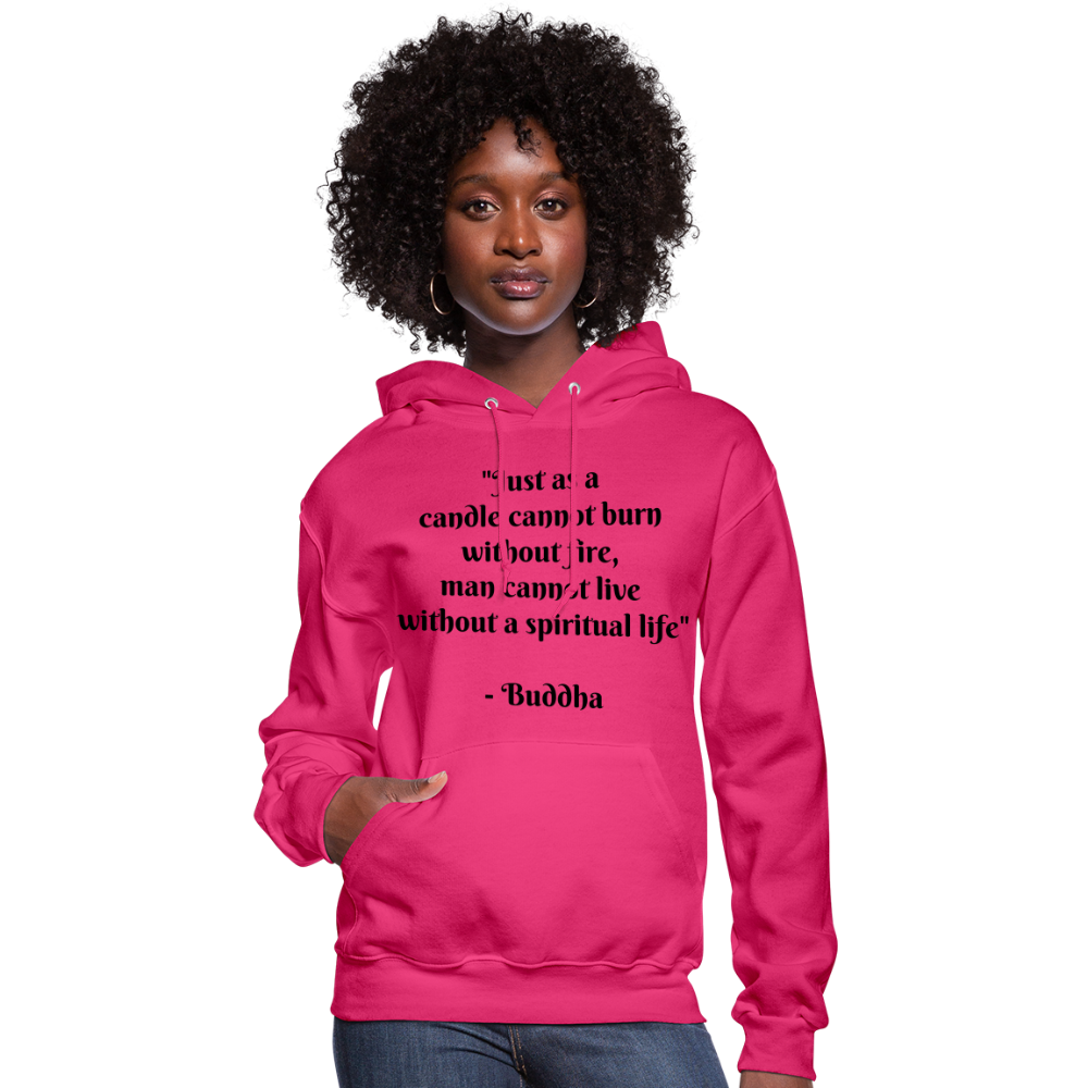 Women's Hoodie/ Spiritual 1 - fuchsia