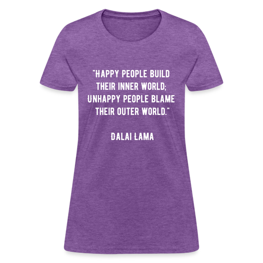 Women's T-Shirt/ Spiritual 2 - purple heather