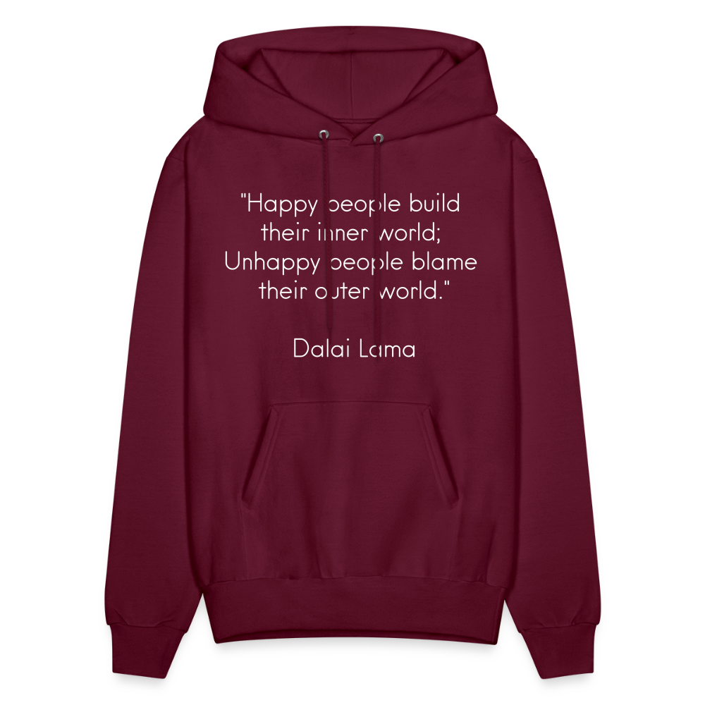 Men's Hoodie/Spiritual 2 - burgundy