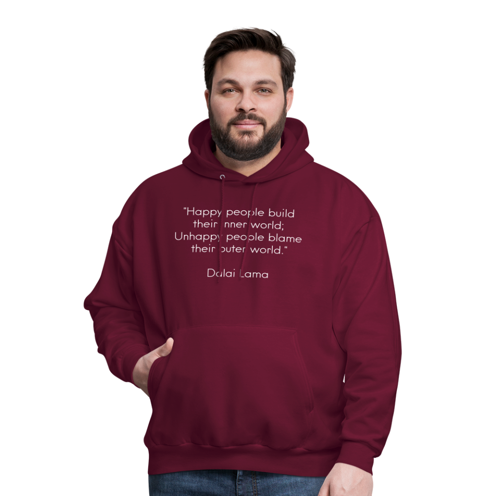 Men's Hoodie/Spiritual 2 - burgundy