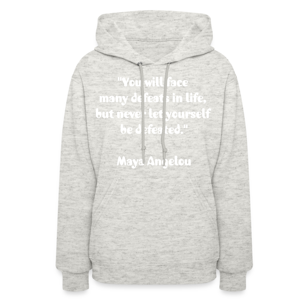 Women's Hoodie/ Spiritual 3 - heather oatmeal