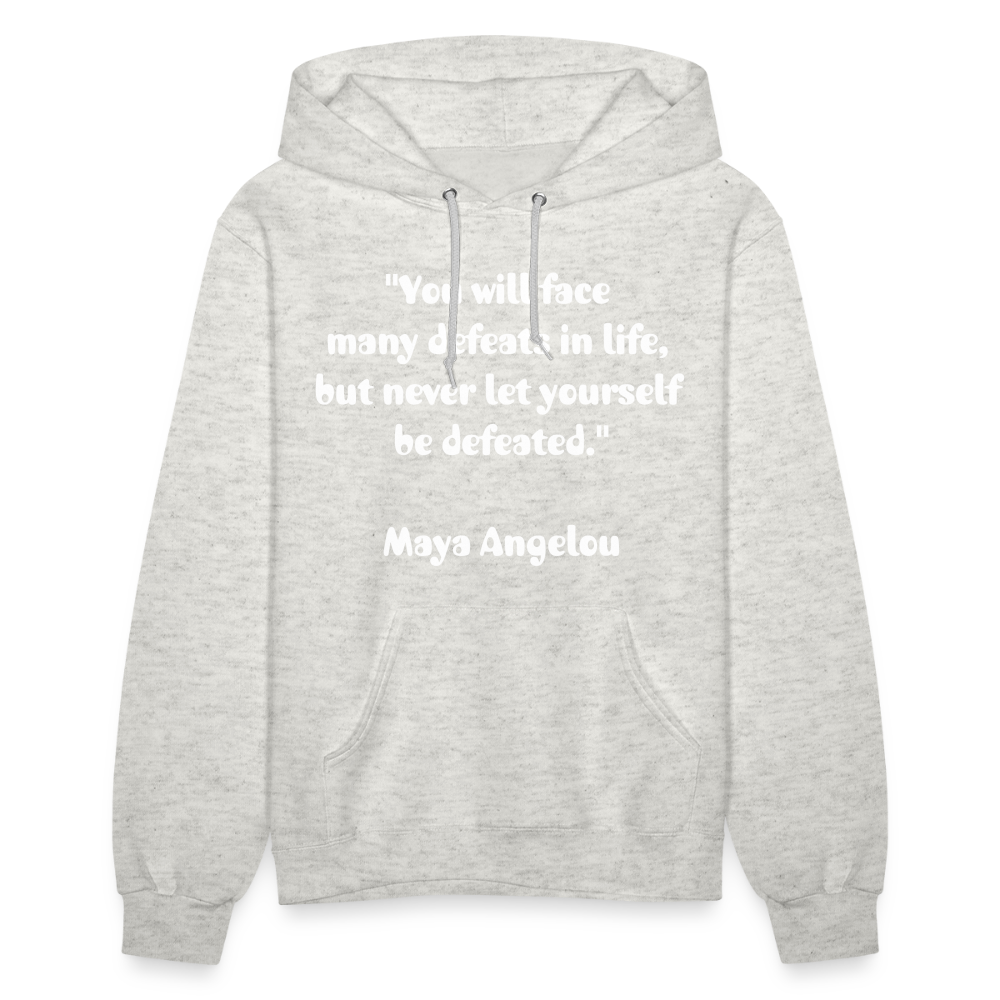 Women's Hoodie/ Spiritual 3 - heather oatmeal