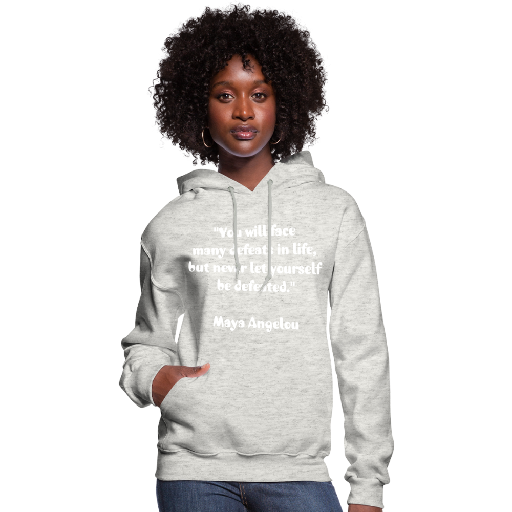 Women's Hoodie/ Spiritual 3 - heather oatmeal