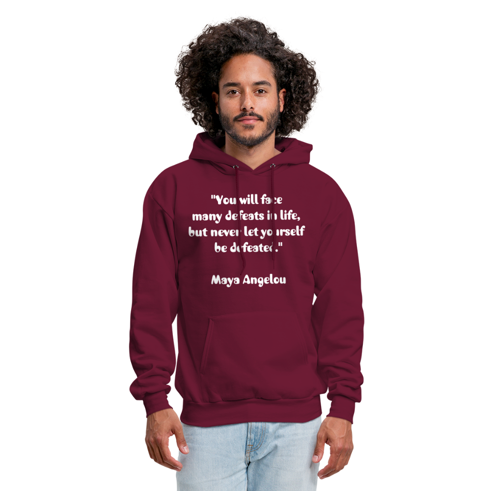 Men's Hoodie/ Spiritual 3 - burgundy