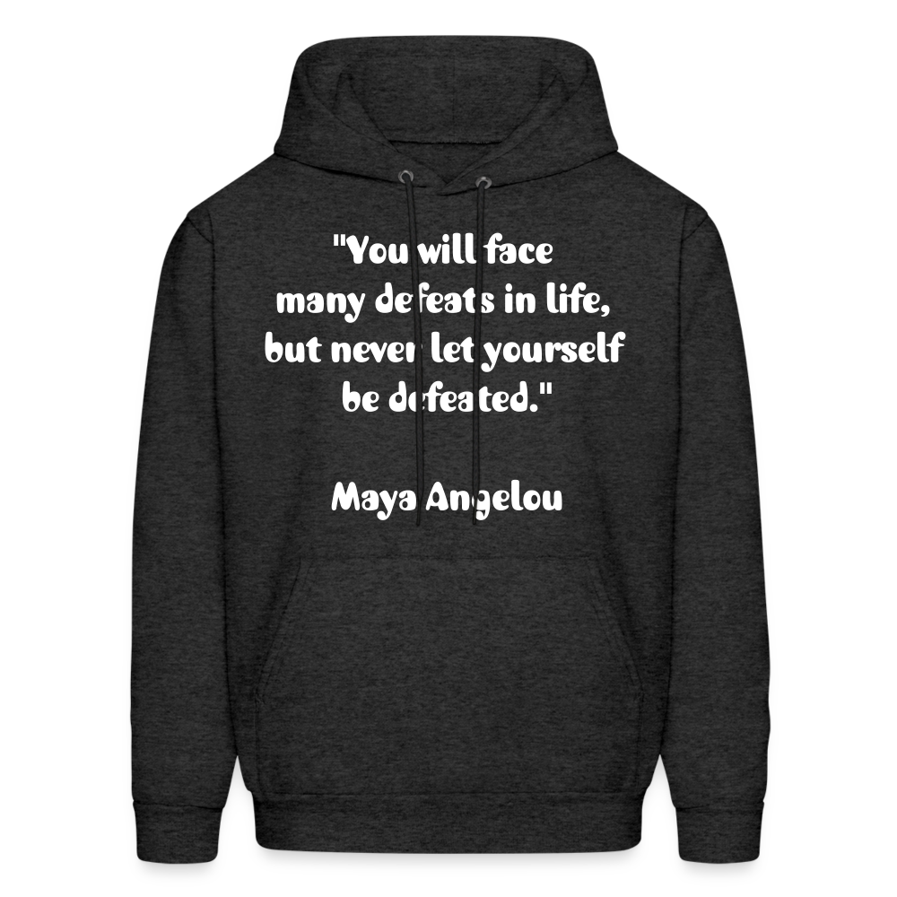 Men's Hoodie/ Spiritual 3 - charcoal grey