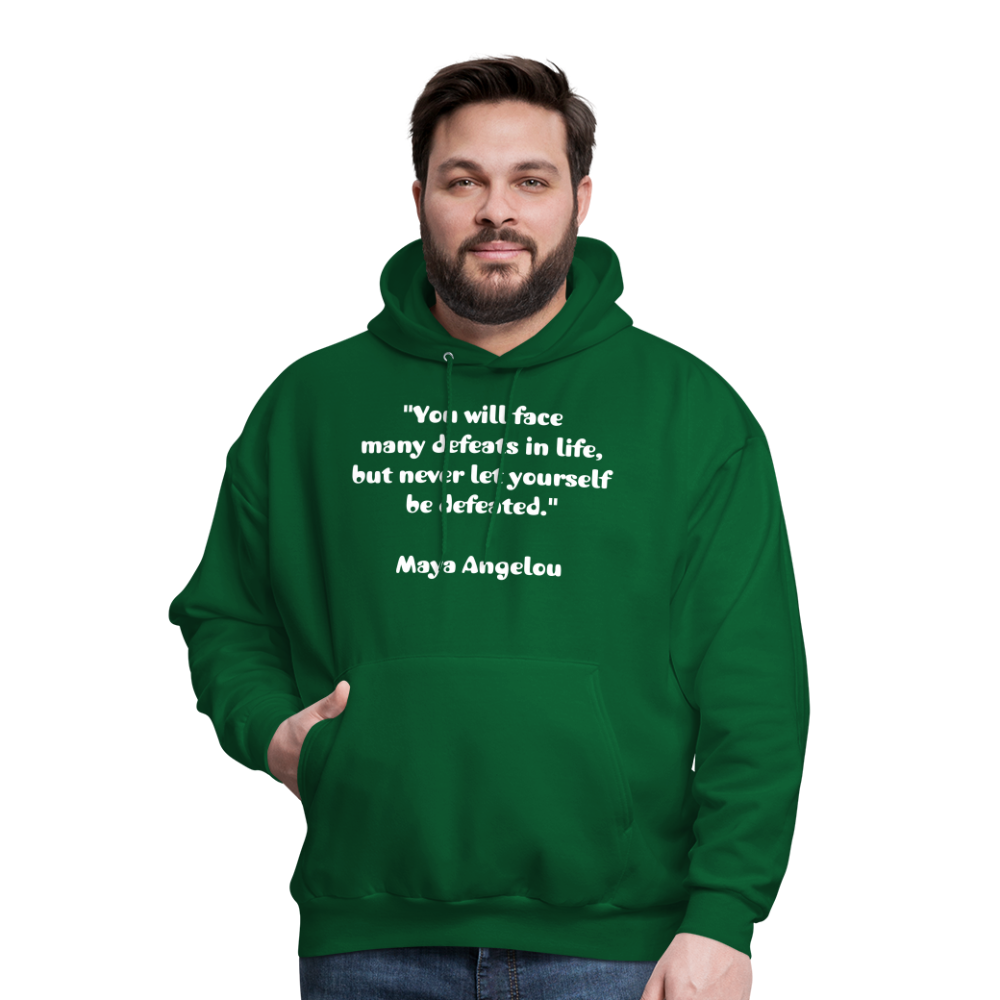 Men's Hoodie/ Spiritual 3 - forest green