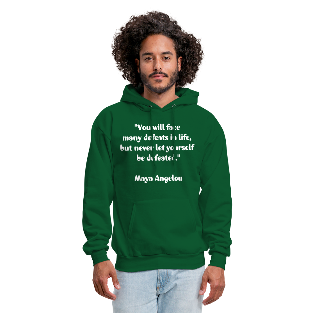 Men's Hoodie/ Spiritual 3 - forest green