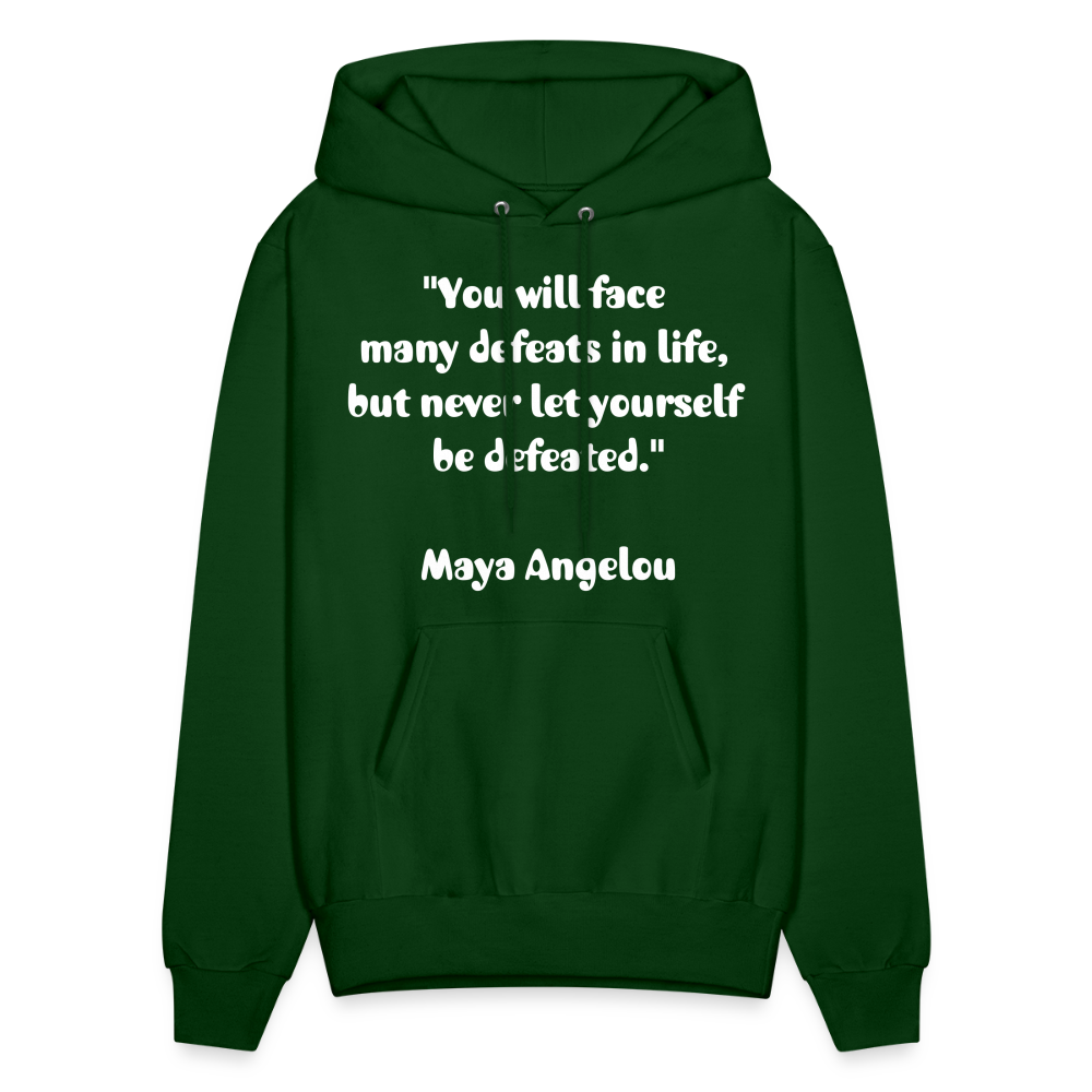 Men's Hoodie/ Spiritual 3 - forest green