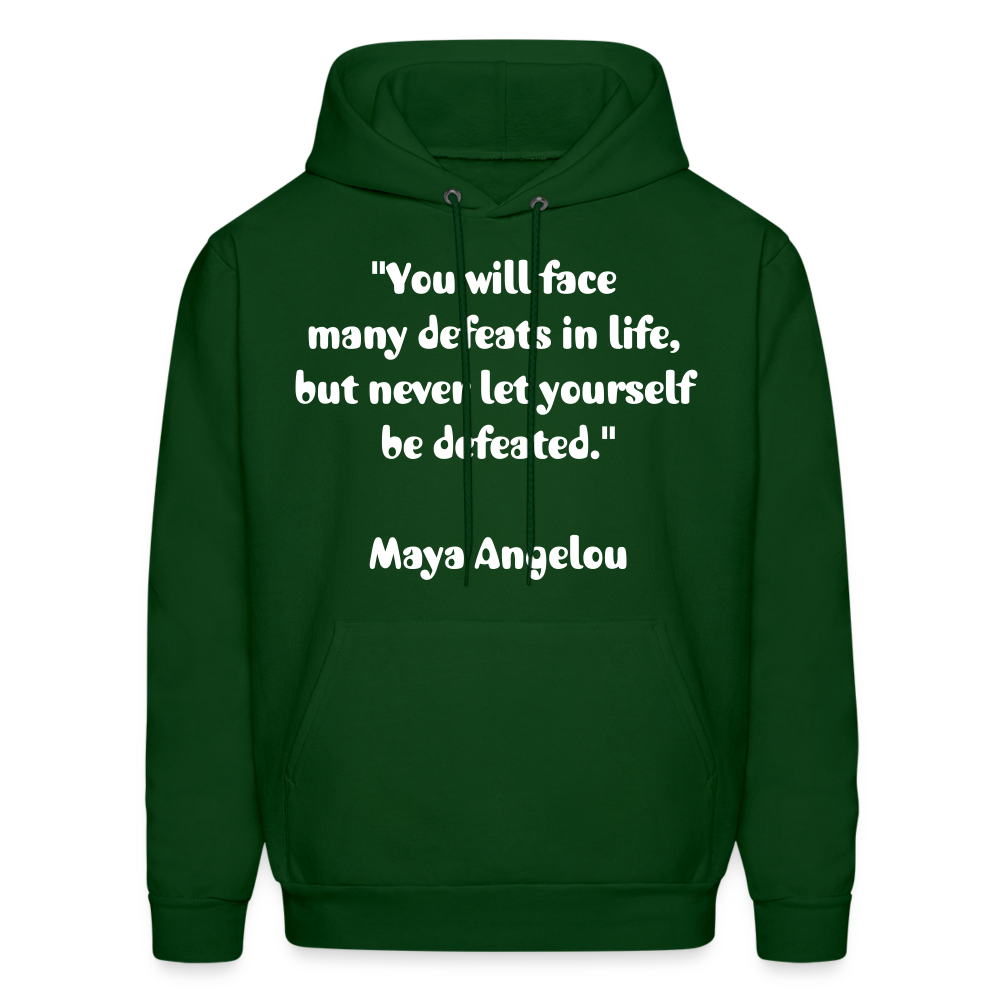 Men's Hoodie/ Spiritual 3 - forest green