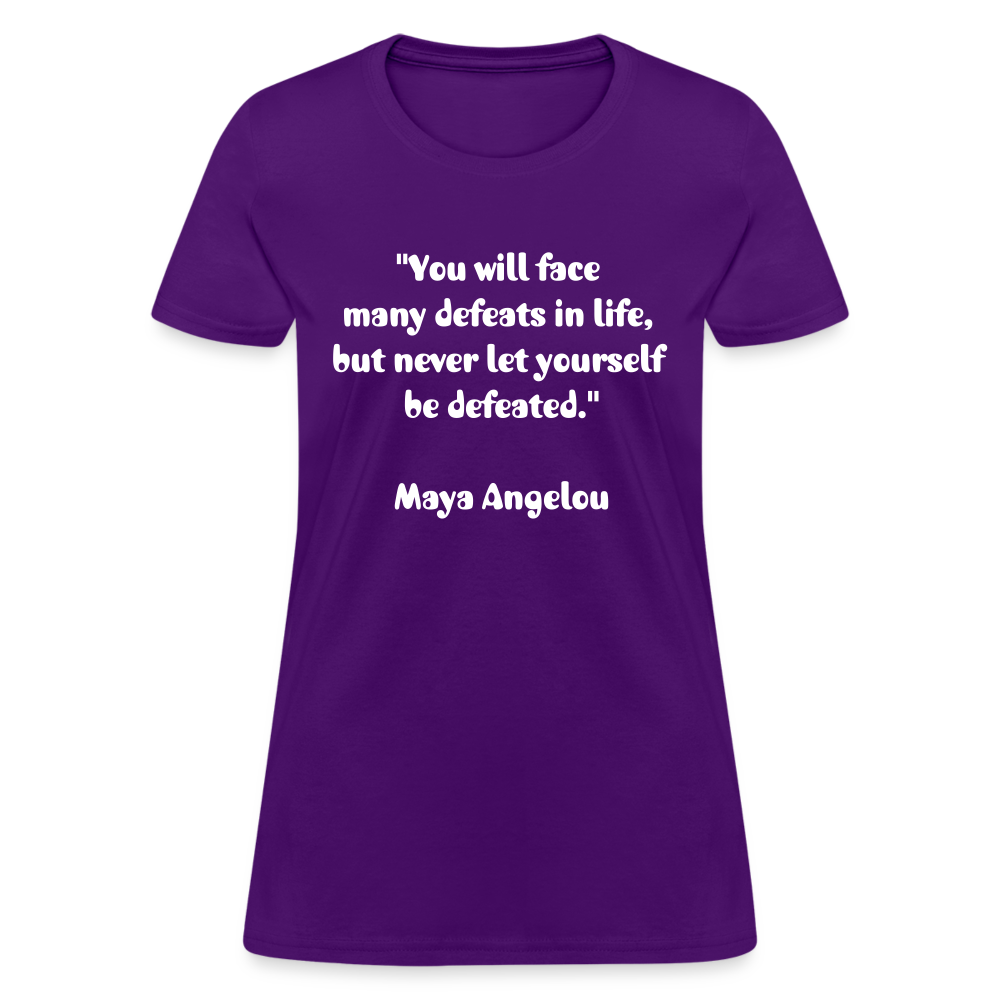 Women's T-Shirt/ Spiritual 3 - purple