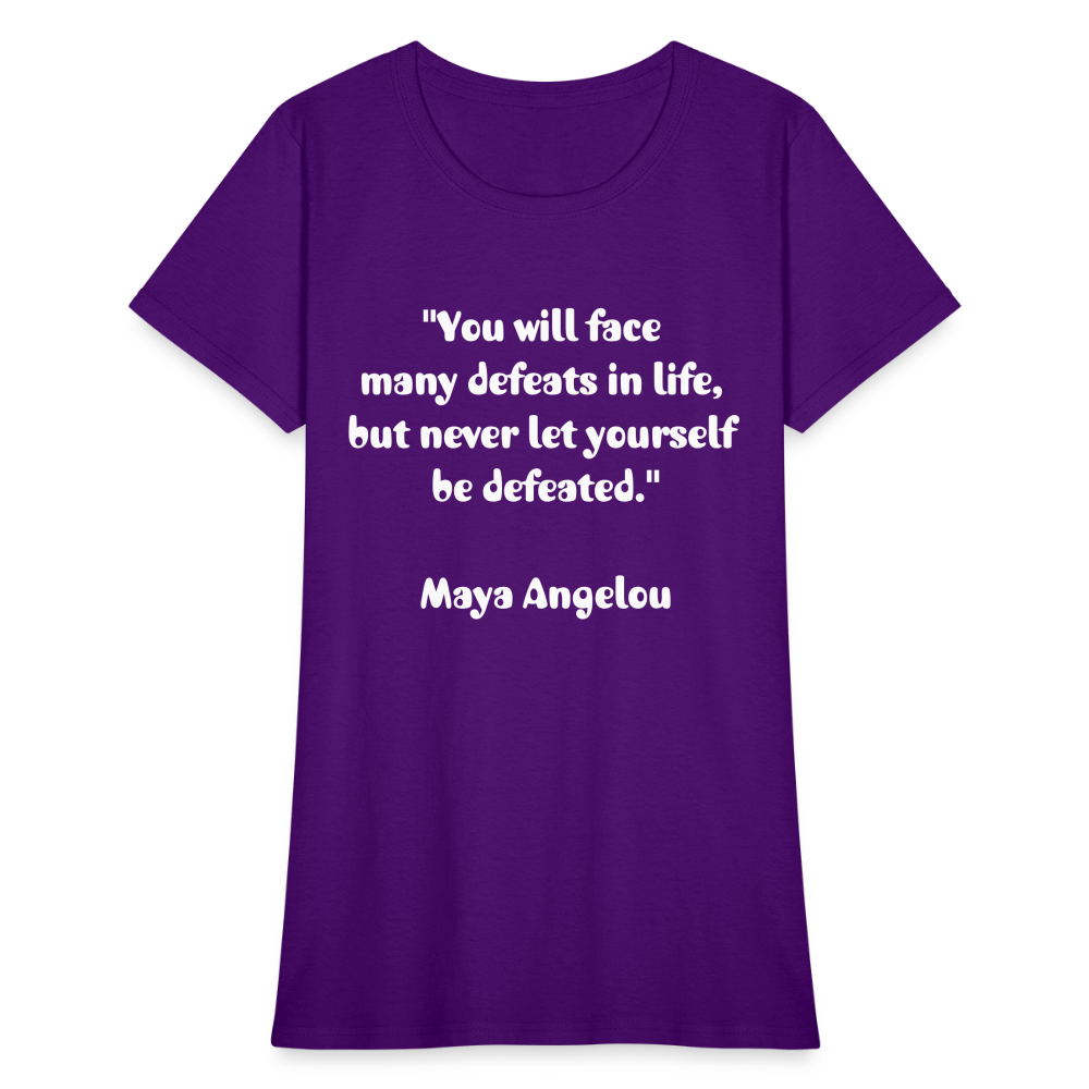 Women's T-Shirt/ Spiritual 3 - purple