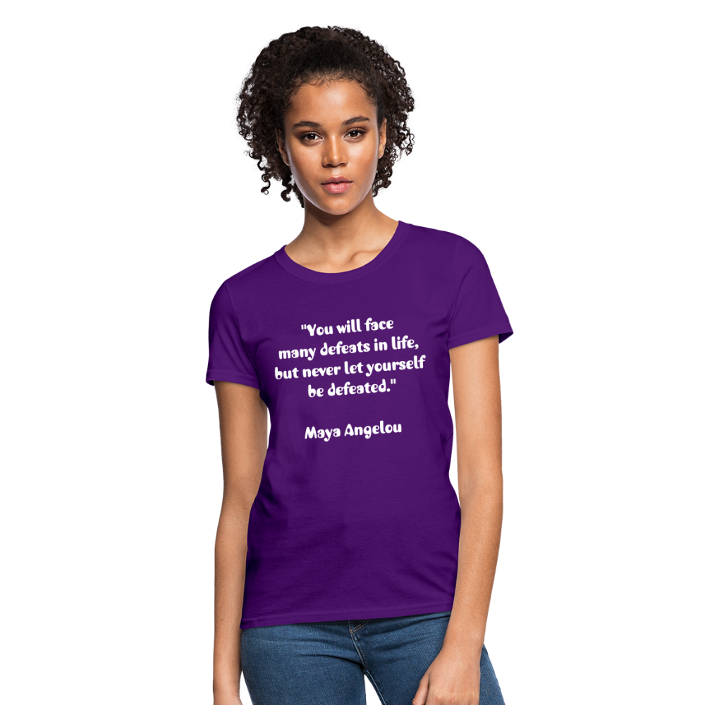 Women's T-Shirt/ Spiritual 3 - purple