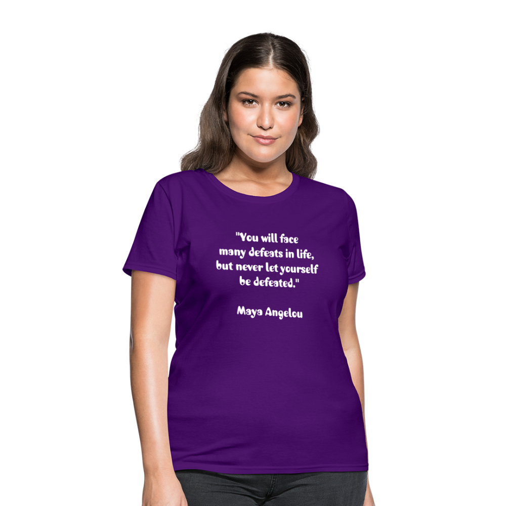 Women's T-Shirt/ Spiritual 3 - purple