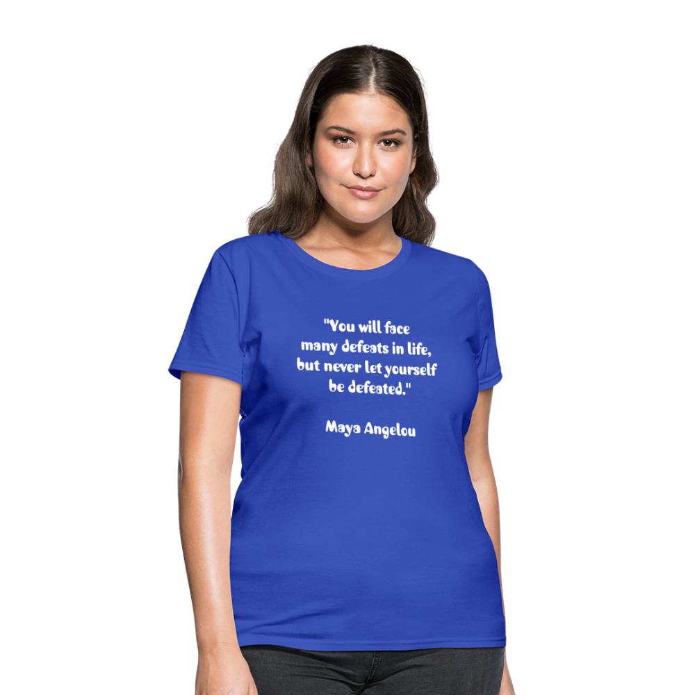 Women's T-Shirt/ Spiritual 3 - royal blue