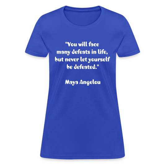 Women's T-Shirt/ Spiritual 3 - royal blue