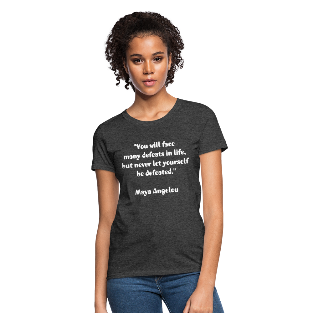 Women's T-Shirt/ Spiritual 3 - heather black