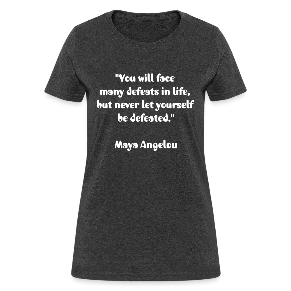 Women's T-Shirt/ Spiritual 3 - heather black