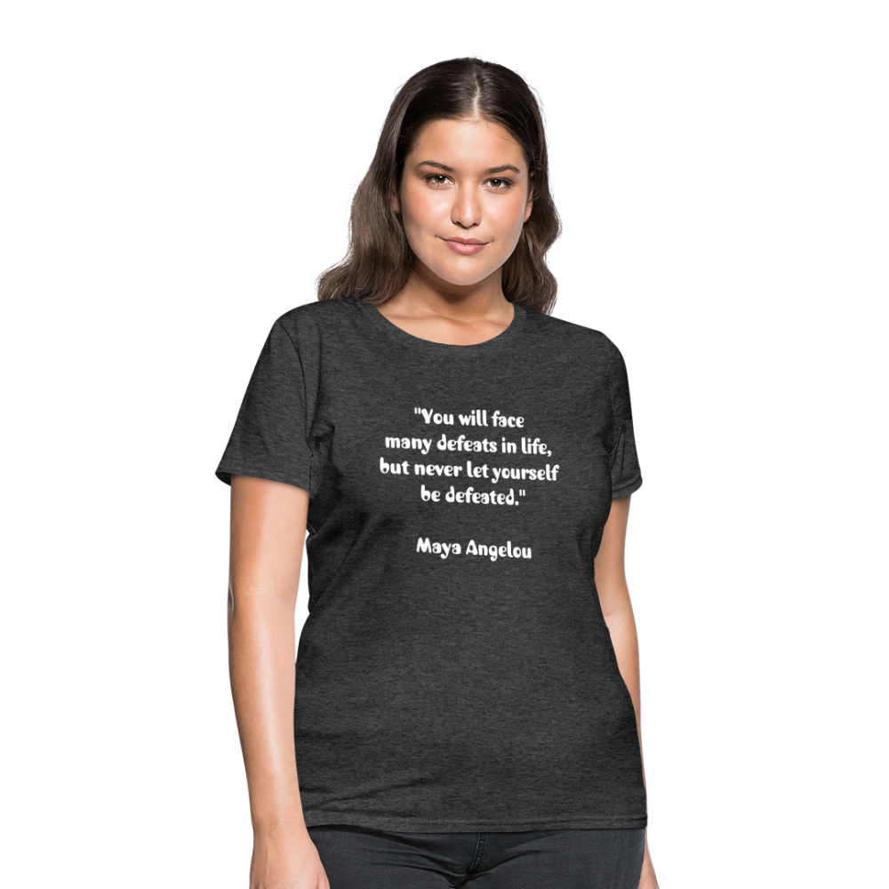 Women's T-Shirt/ Spiritual 3 - heather black