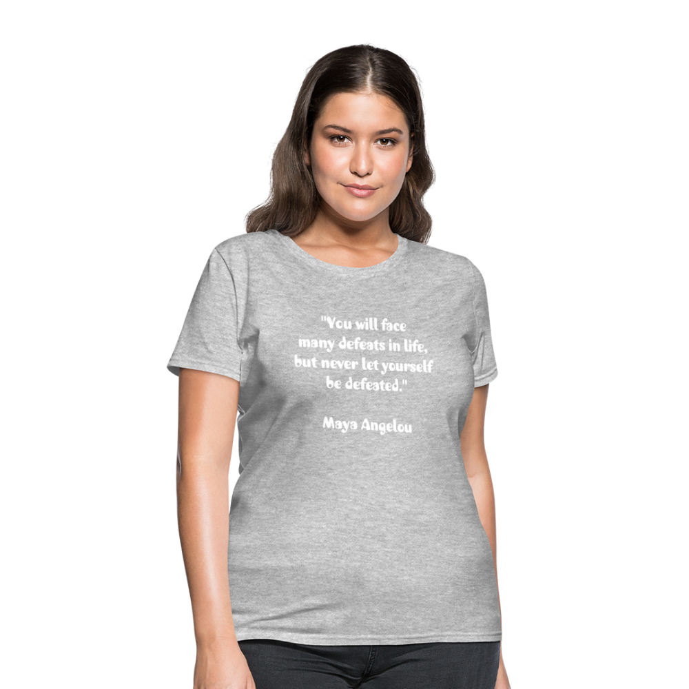 Women's T-Shirt/ Spiritual 3 - heather gray