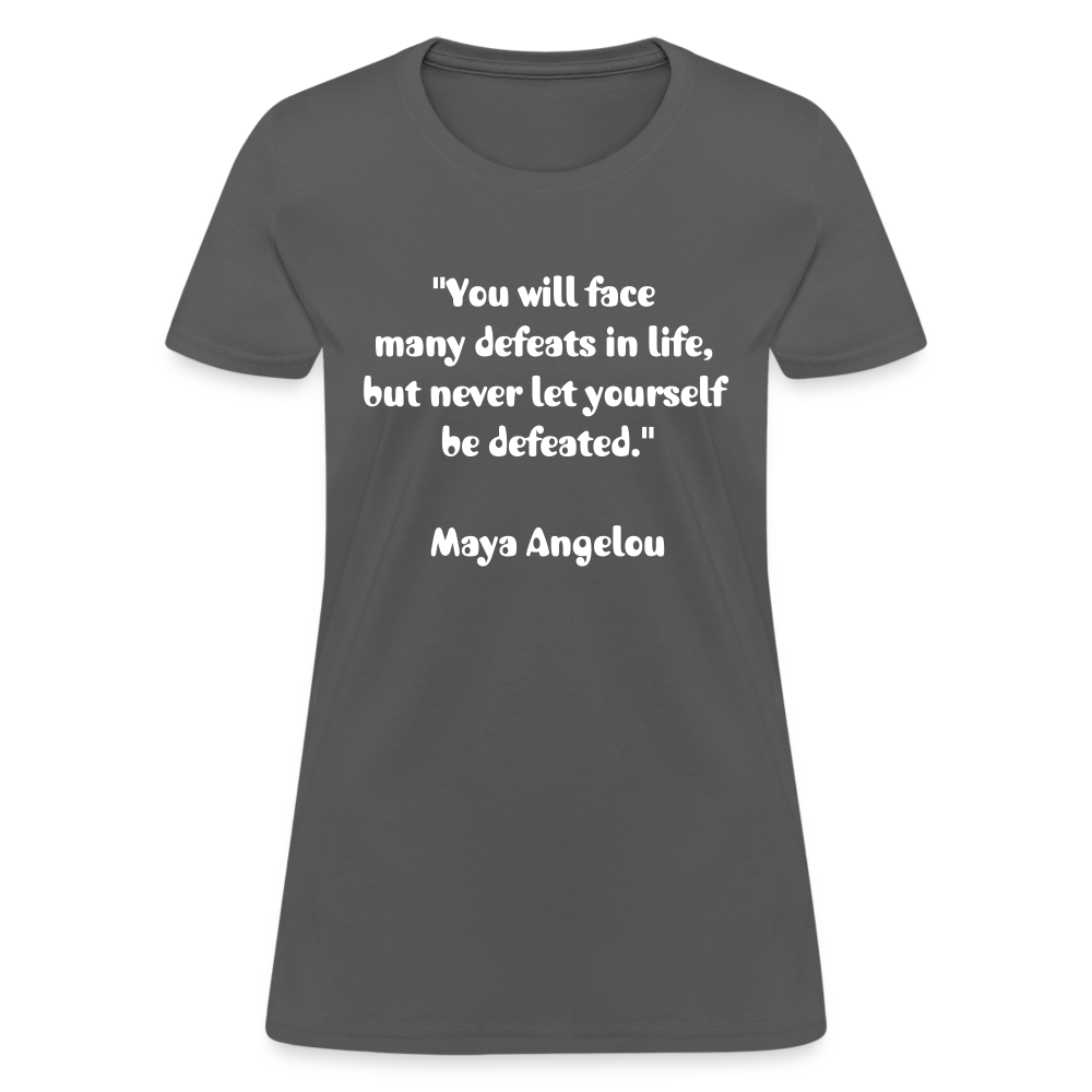 Women's T-Shirt/ Spiritual 3 - charcoal