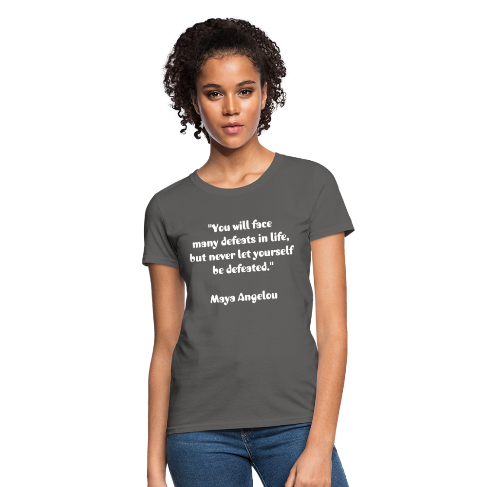 Women's T-Shirt/ Spiritual 3 - charcoal