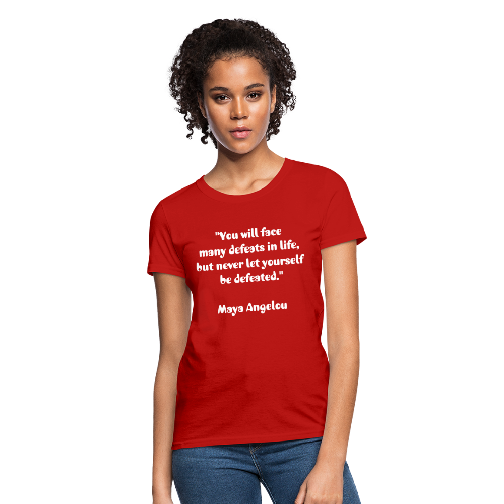 Women's T-Shirt/ Spiritual 3 - red