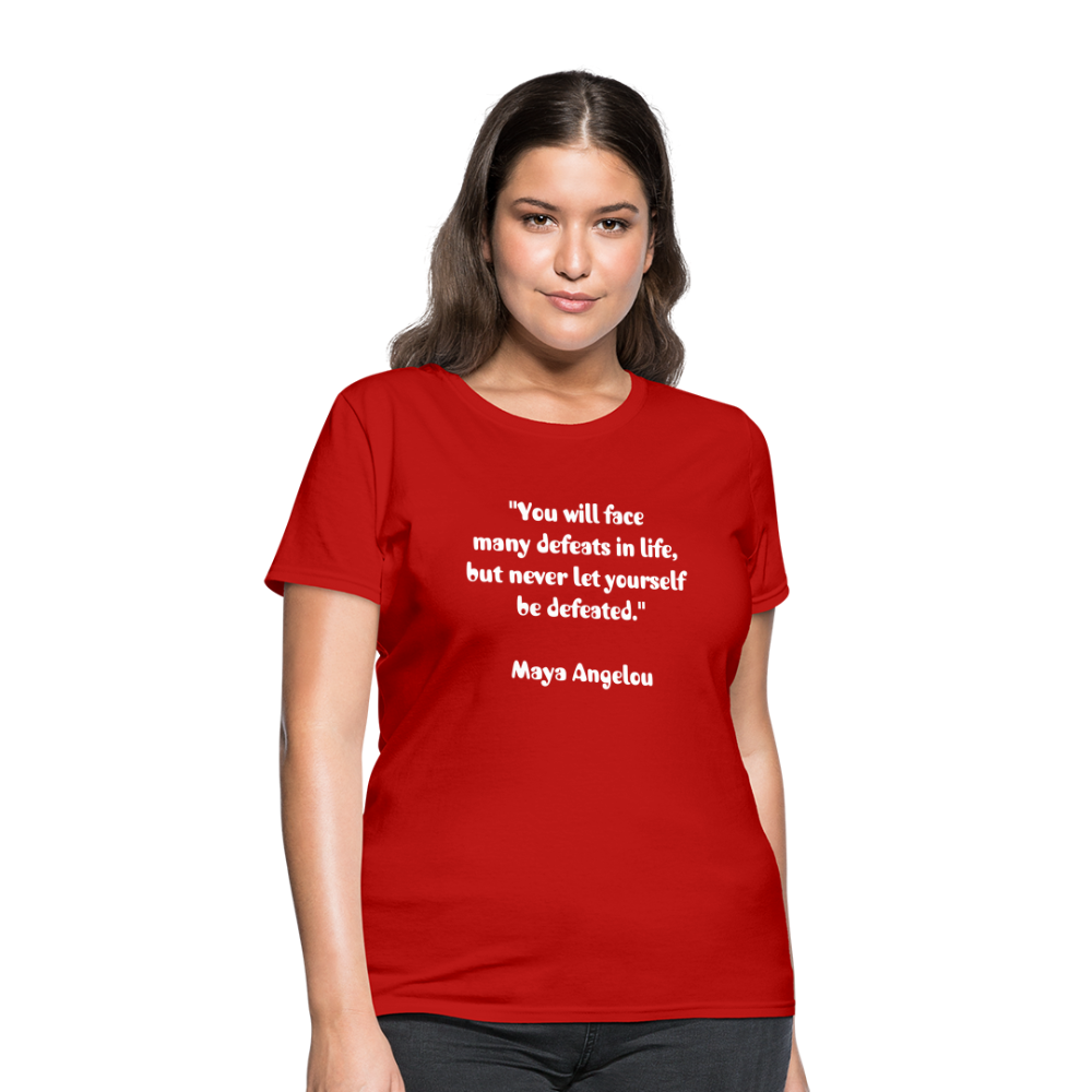 Women's T-Shirt/ Spiritual 3 - red